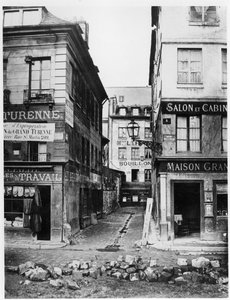 Paris 4 rue de Breteuil, Blick von der rue Reaumur zur rue Vaucanson, 1858-78