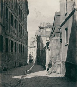 Rue Chartière impasse Chartière de la rue de Reims von Charles Marville