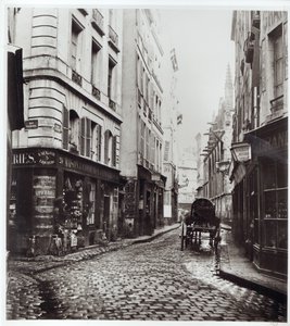 Rue Saint-Severin, von der Rue de la Harpe, Paris, 1858-78 von Charles Marville