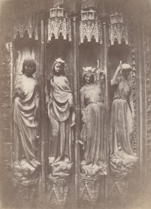 Die Tugenden zerschmettern die Laster, Straßburger Münster, 1853