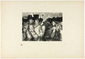 Boulevard du Temple um Mitternacht, aus Tirage Unique de Trente-Six Bois
