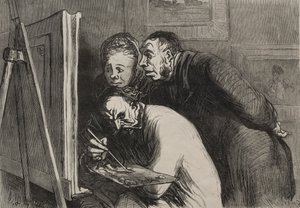 Die Maler und der Bourgeois von Charles Maurand