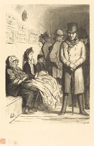 Ein Omnibus-Wartezimmer von Charles Maurand after Honoré Daumier