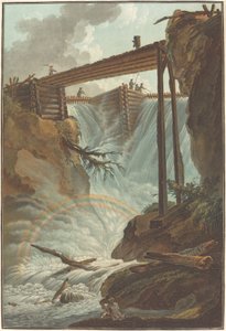 Chute de la Tritt in der Muhlethal-Tal, 1776