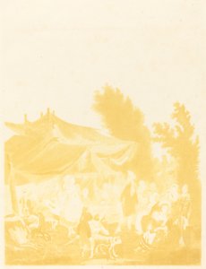 Dorffest von Charles Melchior Descourtis after Nicolas Antoine Taunay