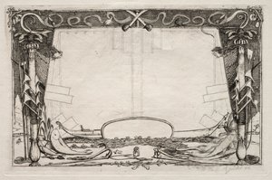 Eine Reise nach Neuseeland 1842-1846: Umschlag, 1866 von Charles Meryon