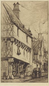 Altes Haus in Bourges, manchmal das 