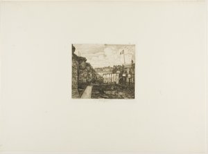 Chevriers Kaltbadeanstalt, Paris von Charles Meryon