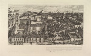 College Henri IV oder Lycée Napoléon, 1863-64 von Charles Meryon
