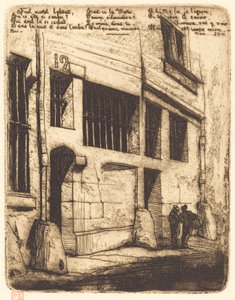 Die Straße der bösen Jungen, Paris von Charles Meryon