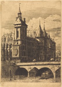 Der Uhrturm, Paris von Charles Meryon