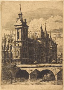 Der Uhrturm, Paris von Charles Meryon