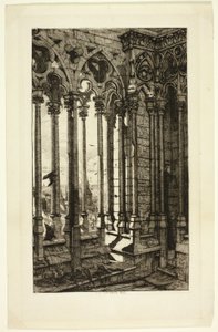 La galerie Notre-Dame von Charles Meryon