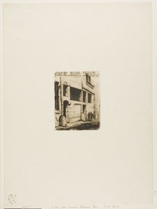 La rue des Mauvais Garçons von Charles Meryon