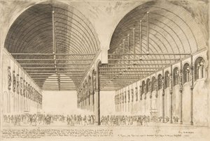 La salle des pas-perdus im alten Justizpalast von Charles Meryon