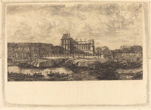 Das alte Louvre, nach einem Gemälde von Zeeman, 1651