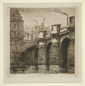 Le Pont-Neuf von Charles Meryon