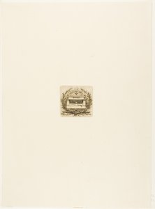 Molières Grab, Friedhof Père-Lachaise, Paris von Charles Meryon