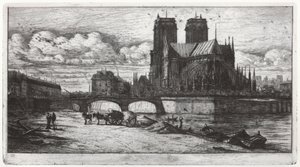 Notre Dame de Paris von Charles Meryon
