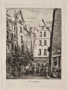 Pirouettenstraße, in der Nähe der Märkte, Paris