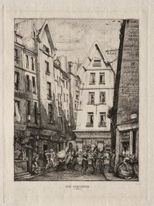 Pirouettenstraße, in der Nähe der Märkte, Paris