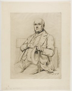 Porträt von Casimir le Conte von Charles Meryon