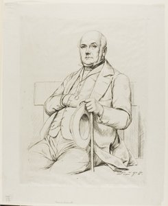 Porträt von Casimir le Conte von Charles Meryon