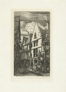 Straße Rue des Toiles in Bourges