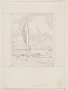 Schnellsegelnde Proa, Mulgrave-Archipel, Ozeanien von Charles Meryon