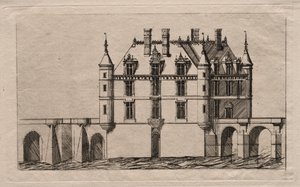 Das Schloss von Chenonceau, 1856 von Charles Meryon