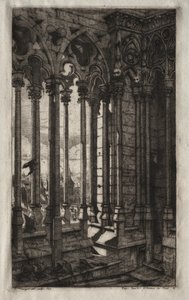 Die Radierungen von Paris: Die Galerie von Notre Dame, 1853