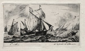 Die Galeere von Jean de Vyl aus Rotterdam von Charles Meryon