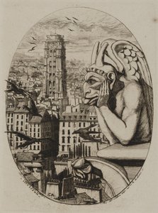 Der Wasserspeier von Charles Meryon