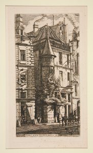 Haus mit einem Turm, rue de la Tixeranderie