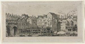 Ansicht eines Teils der Stadt Paris gegen Ende des 17. Jahrhunderts