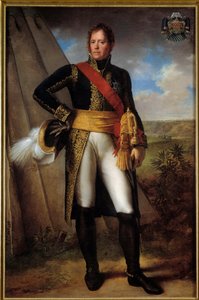 Ganzkörperporträt von Michel Ney (1769-1815), Marschall des Kaiserreichs, Prinz von Moskau, Herzog von Elchingen. Gemälde von Charles Meynier (1768-1832) 1805 von Charles Meynier