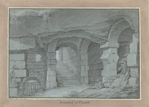 Ansicht des Kolosseums von Charles Michel Ange Challe