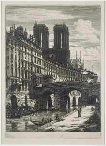 Le Petit Pont von Charles Meryon