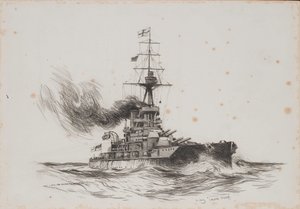 Das britische Schiff Iron Duke
