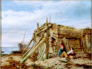 Unter der Mole, ca. 1863