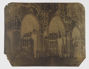 Portal an der Südseite der Kathedrale von Chartres von Charles Nègre