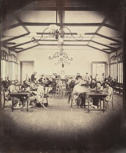 Kaiserliches Asyl von Vincennes, Spielsaal, 1858-59 von Charles Nègre