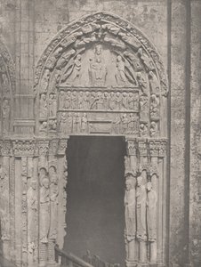 Kathedrale von Chartres, Westseite, rechte Seitentür, XII. Jahrhundert
