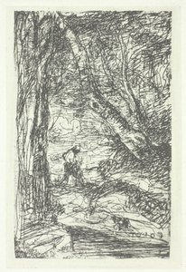 Der Holzfäller, möglicherweise 1857, gedruckt 1982