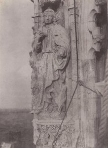 Johannes der Evangelist, Kathedrale von Chartres, ca. 1854 von Charles Nègre