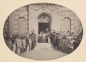Der 15. August. Kaiserliches Asyl in Vincennes, 1858 von Charles Nègre