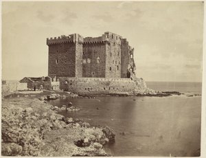 Das Schloss auf der Insel Saint-Honorat, nahe Cannes