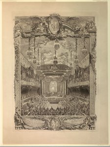 Dekoration des Theatersaals