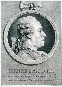 Pierre Jeliote, graviert von Augustin de Saint-Aubin, 1771