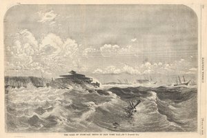 Der Sturm vom zehnten Februar in der New Yorker Bucht